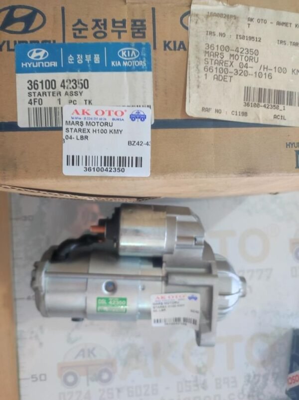 MARŞ MOTORU STAREX H100 KMY 04- LBR