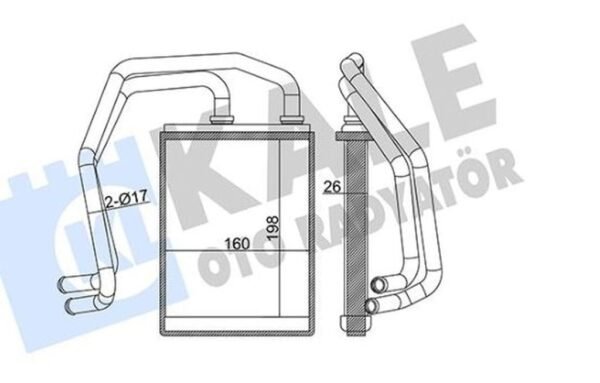 KALORİFER PETEK CANTER 06-12 FUSO 711-839-859