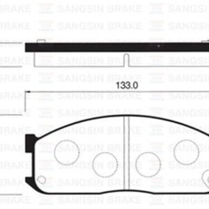 BALATA ÖN BESTA 2,2 2,7 BONGO 2,7 96-98 E2200 96-