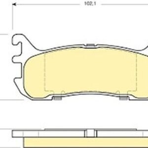 BALATA ARKA 323 FAMILIA 1,8 LANTIS 1,8 96- DİSK