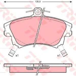 BALATA ÖN CARISMA 96-06 S40 96-04 130MM*77M