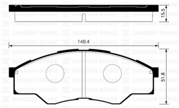 BALATA ÖN HILUX VIGO 4X2 08-