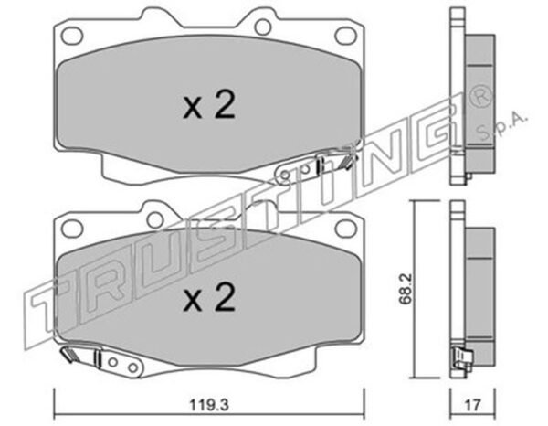 BALATA ÖN HILUX 06- LN106 4X4 LANDCRUSER4X4 90-98
