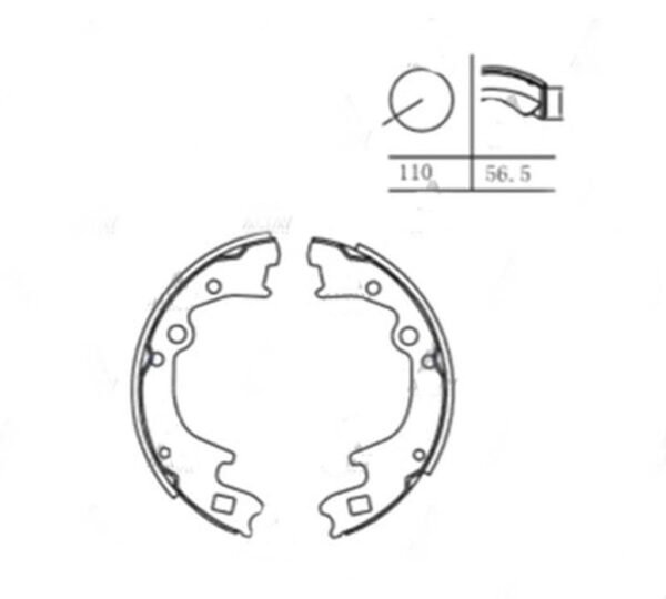 BALATA ARKA BONGO 2,7 97-04 BONGO 3,0 01-