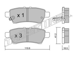 BALATA ARKA PATHFINDER 05- NAVARA 05- X TRAIL 03-