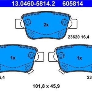 BALATA ARKA AVENSİS 03-08 COROLLA VERSO 04-07
