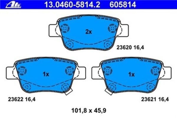 BALATA ARKA AVENSİS 03-08 COROLLA VERSO 04-07