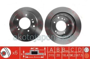 FREN DİSKİ ARKA SORENTO 06-10