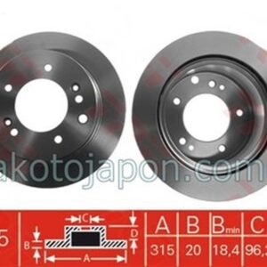 FREN DİSKİ ARKA SORENTO 06-10