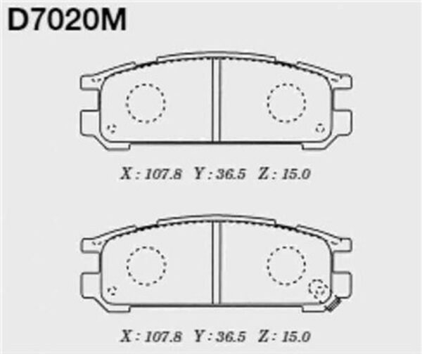 BALATA ARKA IMPREZA 92-00 4*4 LEGAGY 89-98 4*4