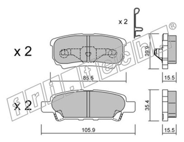 BALATA ARKA LANCER 03-11 OUTLANDER 03-11
