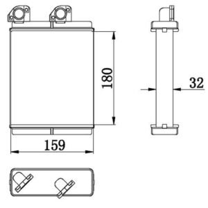 KALORİFER PETEK L200 06- 180*160*32