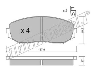 BALATA ÖN VITARA GRAND 05-13 1,6 M16A