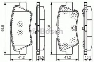 BALATA ARKA I30 12- I40 11-CEED 12- RIO 11- COROLLA 13-17