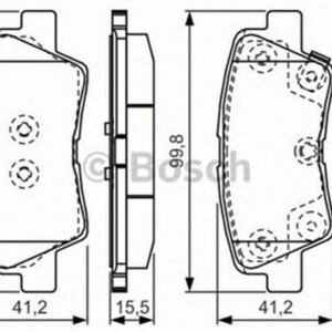 BALATA ARKA I30 12- I40 11-CEED 12- RIO 11- COROLLA 13-17
