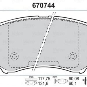 BALATA ÖN SONATA 01- TUCSON 04- ELANTRA 05- SPORTAGE 04- SOUL 09- CHERY TIGGO 23-