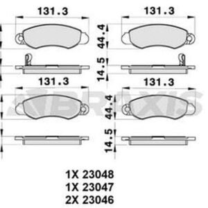 BALATA ÖN SWIFT 98-03 1,3 MACAR