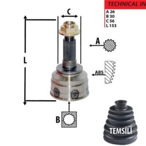 AKS KAFA DIŞ 323 96-00 FAMILIA LANTIS 30DİŞ ABS