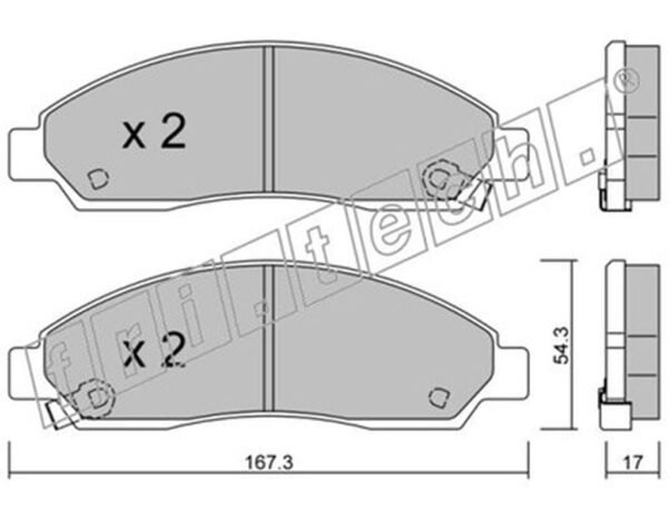 BALATA ÖN D-MAX 02-07 LANCER EVO