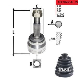 AKS KAFA DIŞ CERATO 05- ABS Lİ 1,5 CRDI