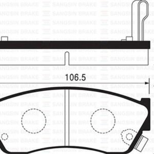 BALATA ÖN SWIFT 89-98  ALTO 00-04 SUBARU JUSTY 95-03