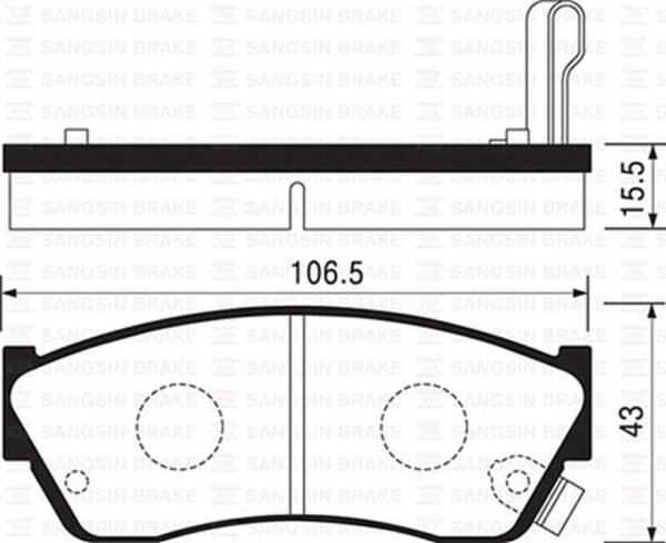 BALATA ÖN SWIFT 89-98  ALTO 00-04 SUBARU JUSTY 95-03