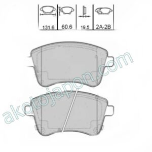 BALATA ÖN SONATA TUCSON 09-13 IX-20 10-13 VENGA 11-SOUL 14-