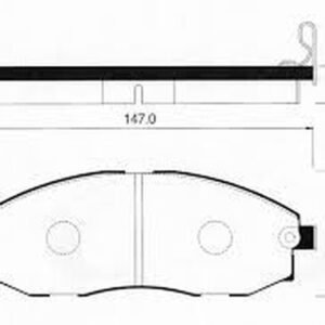 BALATA ÖN STAREX 97-02 ORJ.