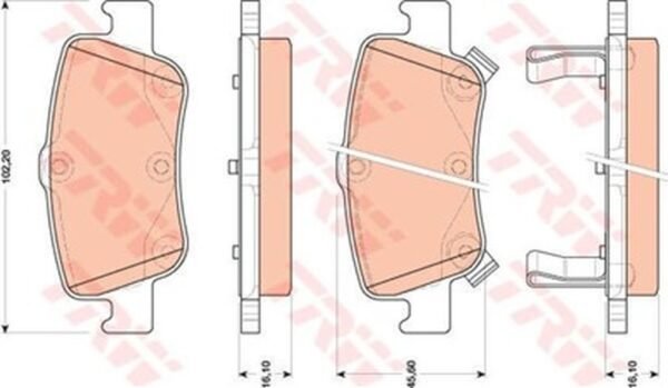 BALATA ARKA COROLLA 06- AURIS 06- (DİZEL-BENZİNLİ)