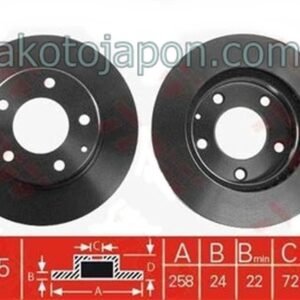 FREN DİSKİ ÖN 626 92-01 258MM