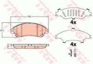BALATA ÖN VITARA 15- SX4 CROSS 13- SX4 CROSS 19-