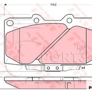 BALATA ÖN IMPREZA 98-05 FORESTER 98-02 TURBO