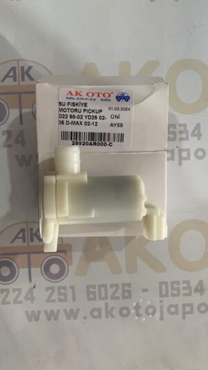 SU FISKİYE MOTORU PICKUP D22 98-02 YD25 02-05 D-MAX 02-12