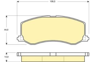 BALATA ÖN SWIFT 1,0 1,3 90-00 TATA INDICA INDIGO 03-