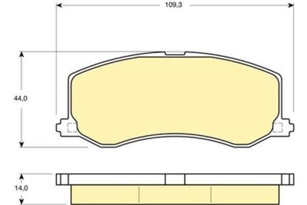 BALATA ÖN SWIFT 1,0 1,3 90-00 TATA INDICA INDIGO 03-
