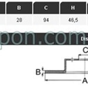 FREN DİSKİ ÖN L200 06- CR L200 15- SU L200 22- PAJERO 08- 294MM