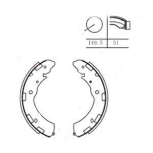 BALATA ARKA L200 07- L200 15- D-MAX 12- 4*2 4*4