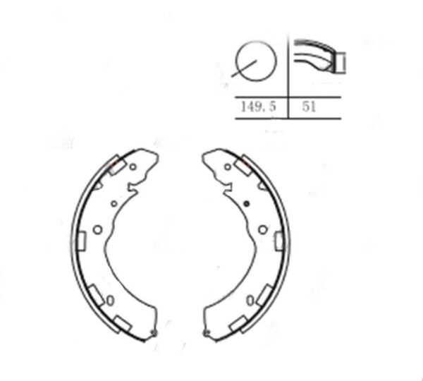 BALATA ARKA L200 07- L200 15- D-MAX 12- 4*2 4*4