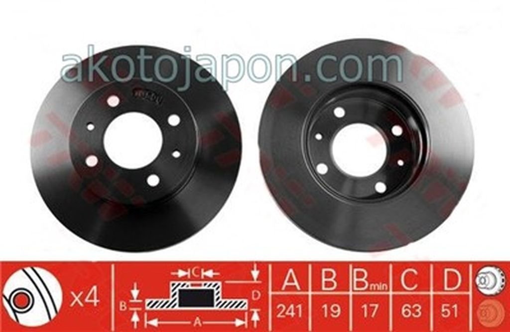 FREN DİSKİ ÖN ACCENT 00-06