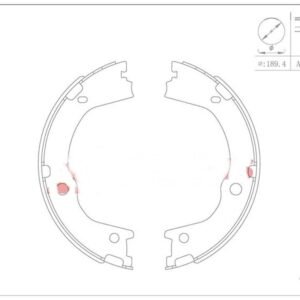 BALATA EL FREN SANTAFE 06- SORENTO 09-