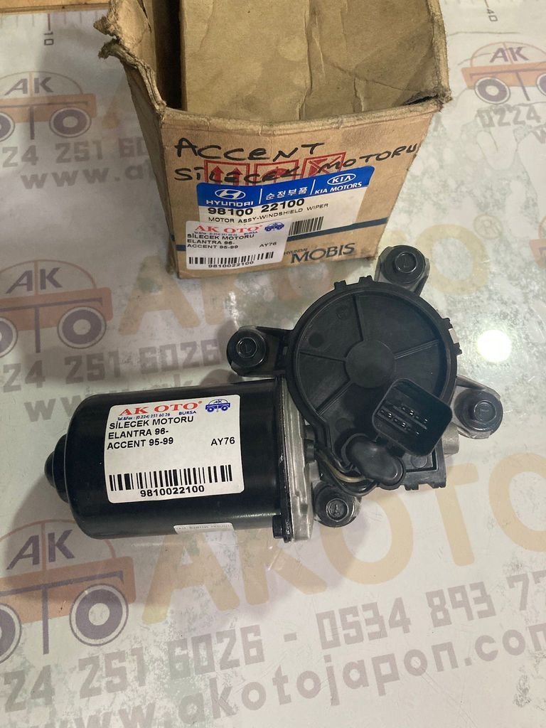 SİLECEK MOTORU ACCENT 95-06 ELANTRA 96-