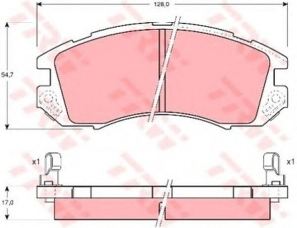 BALATA ÖN IMPREZA 92-00 4*4 LEGACY 89-98 4*4