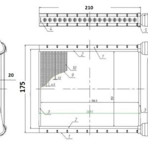 KALORİFER PETEK COROLLA 07- AVENSİS 08- RAV4 08- BORUSUZ