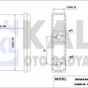 KALORİFER PETEK PRIMERA SUNNY MICRA K11