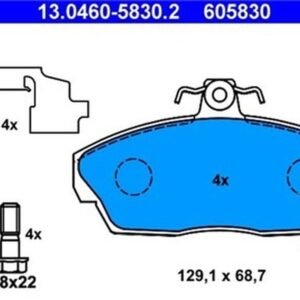 BALATA ÖN CIVIC (EURO) 96-00 CIVIC 01-06 ROVER 25/200/400 TATA TELCOLINE