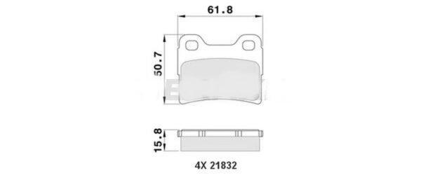 BALATA ARKA SEPHIA 1,5 1,8 96-99 SHUMA 01- ESCORD 1,8 90-01