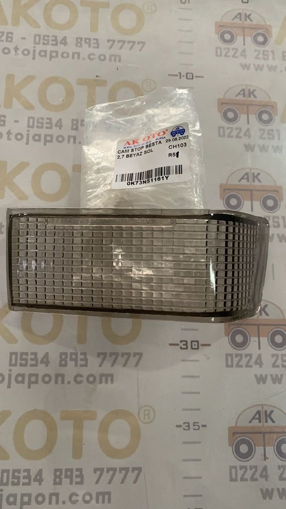 CAM STOP BESTA 2,7 BEYAZ SOL