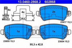 BALATA ARKA VENGA 10- CEED 12- ASTRA H 04- 1,4 1,6 1,7 CD