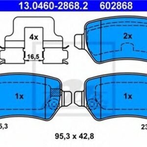 BALATA ARKA VENGA 10- CEED 12- ASTRA H 04- 1,4 1,6 1,7 CD