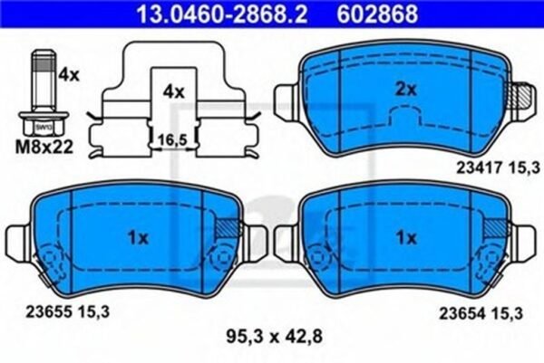 BALATA ARKA VENGA 10- CEED 12- ASTRA H 04- 1,4 1,6 1,7 CD